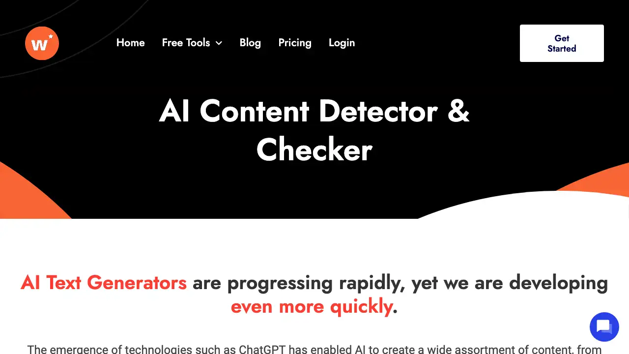 Writecream AI Content Detector